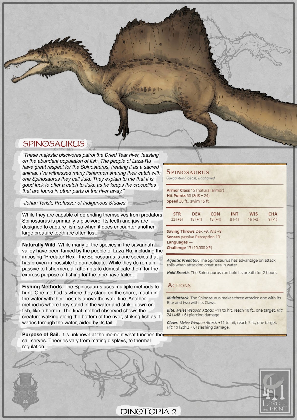 Spinosaurus Miniature - Mini Megastore