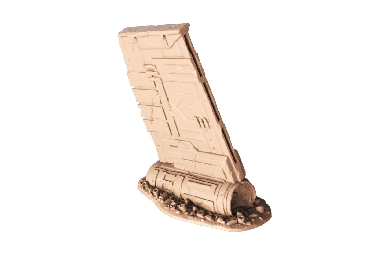 Starship Crash Site - Crashed Fighter - Mini Megastore