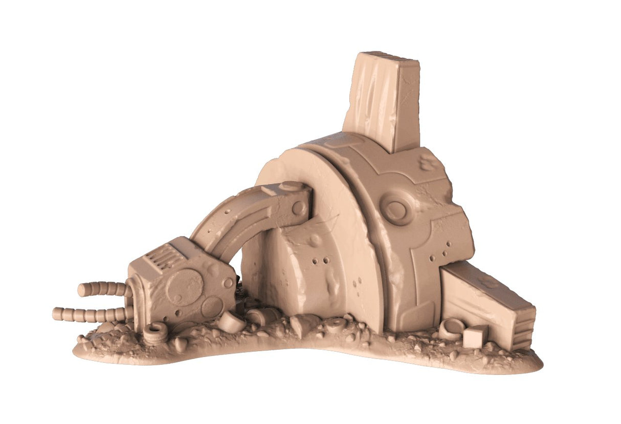 Starship Crash Site - Crashed Walker Foot - Mini Megastore