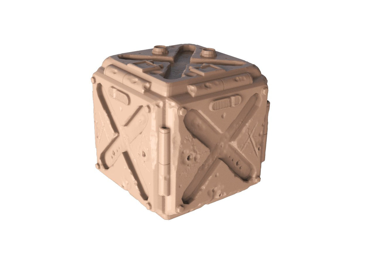 Starship Crash Site - Damaged Tech Crate - Mini Megastore