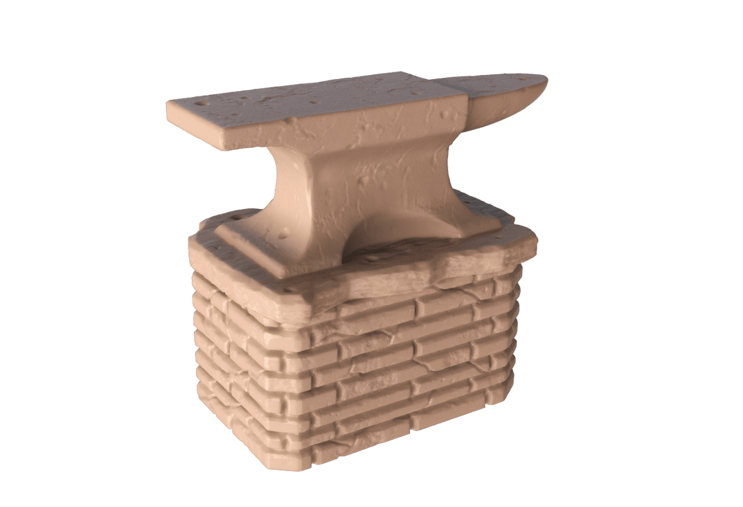 Stone Terrain - Blacksmith Anvil - Mini Megastore