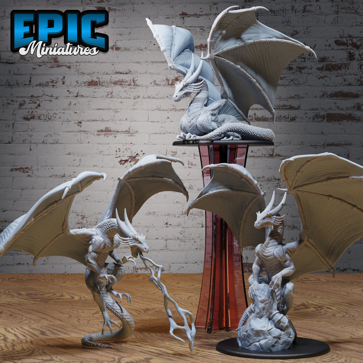 Storm Dragon Miniature - Mini Megastore