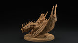 Talonheart the Dragon / Wyvern & Dragonborn Rider Miniature - Mini Megastore