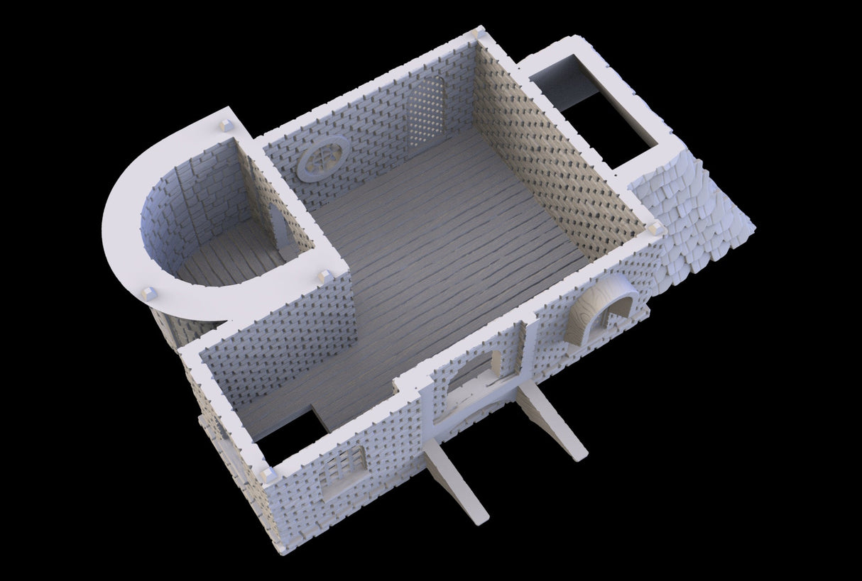 The Four Mage Manor - 3D printed Multifloor house - Mini Megastore