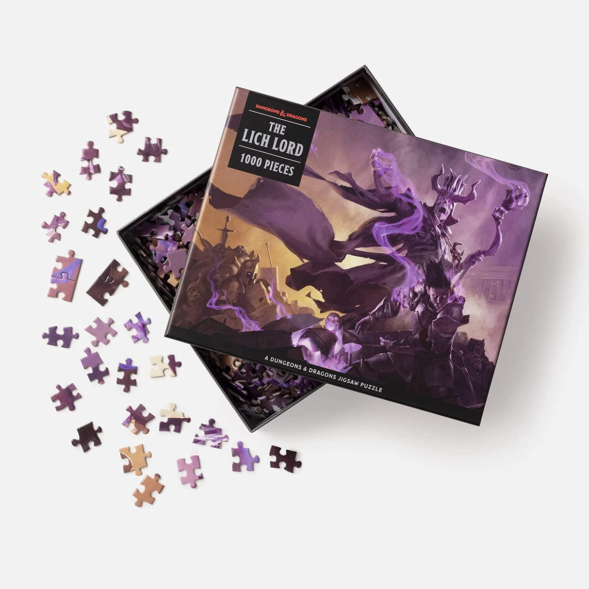 The Lich Lord Puzzle : 1000-Piece Jigsaw Puzzle Featuring the Iconic Cover Art from the Dungeon Master's Guide - Mini Megastore