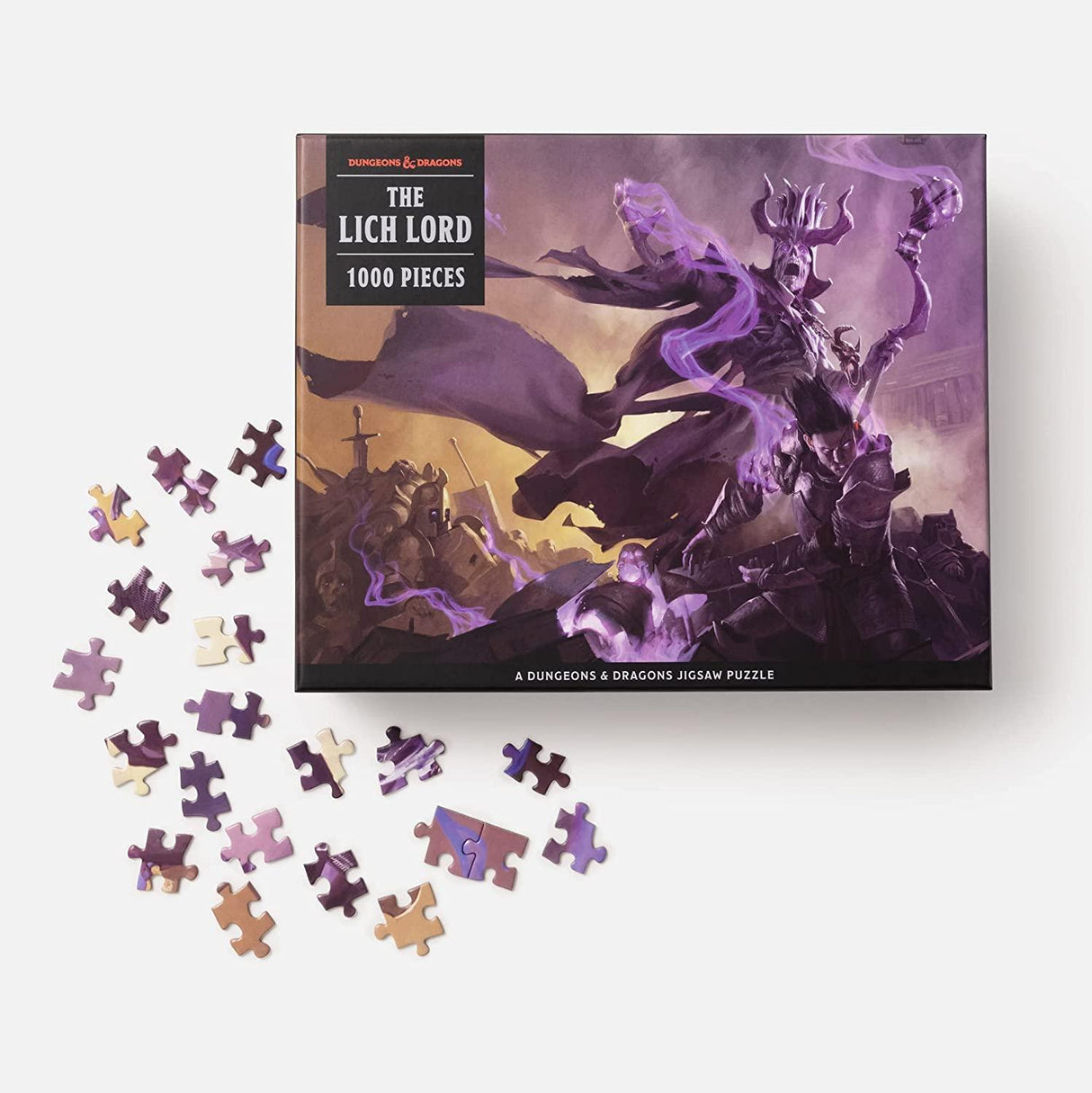 The Lich Lord Puzzle : 1000-Piece Jigsaw Puzzle Featuring the Iconic Cover Art from the Dungeon Master's Guide - Mini Megastore
