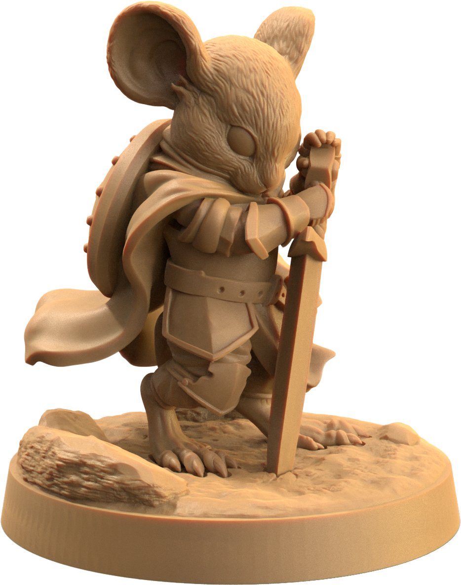 The Protectors - Mouse Folk Fighter Miniatures - Mini Megastore