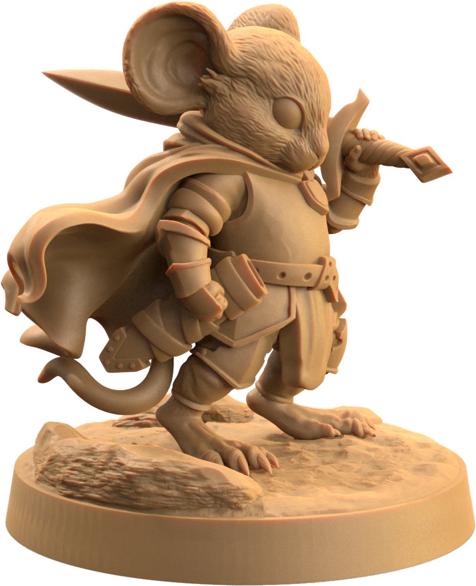 The Protectors - Mouse Folk Fighter Miniatures - Mini Megastore