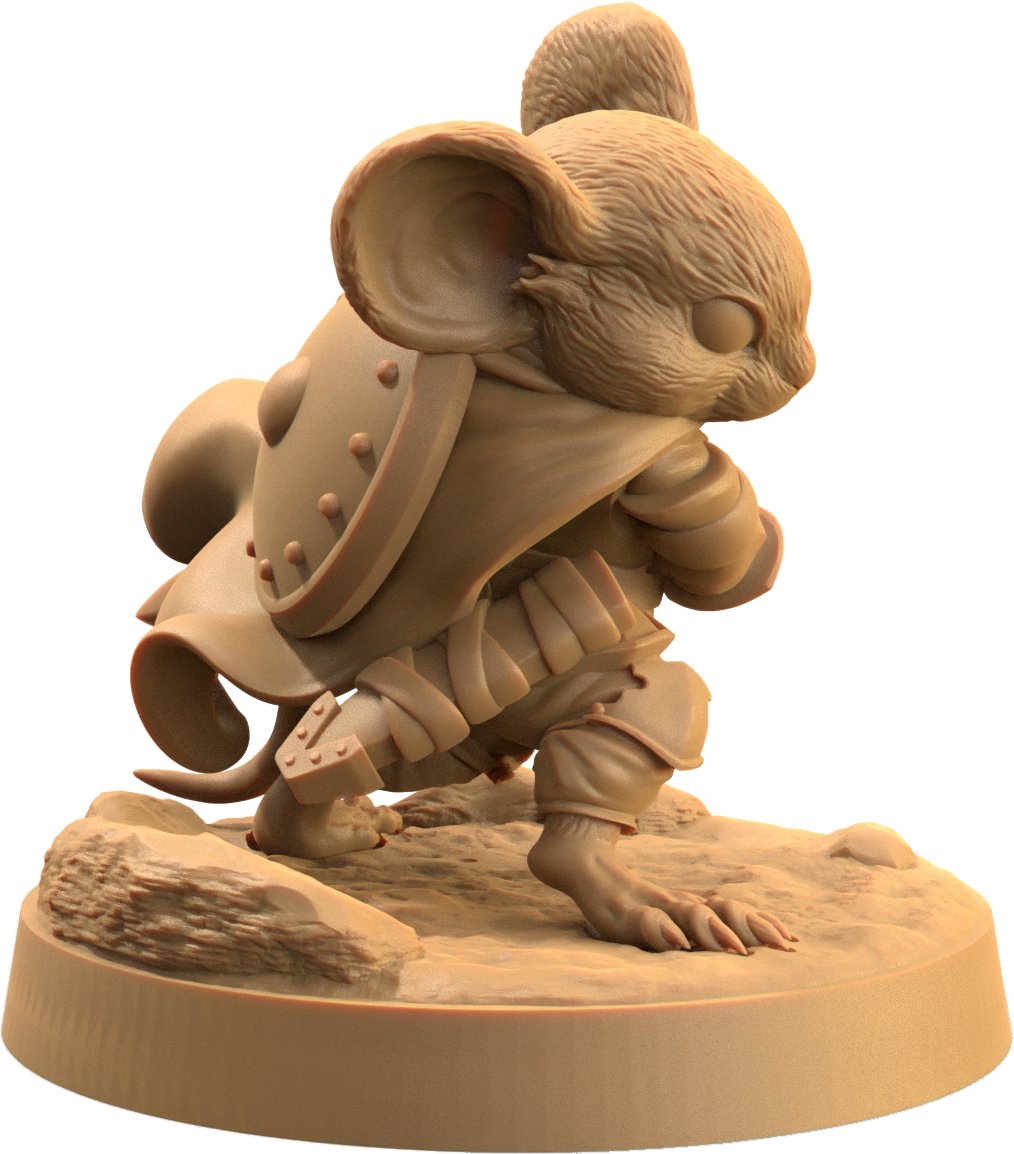 The Protectors - Mouse Folk Fighter Miniatures - Mini Megastore