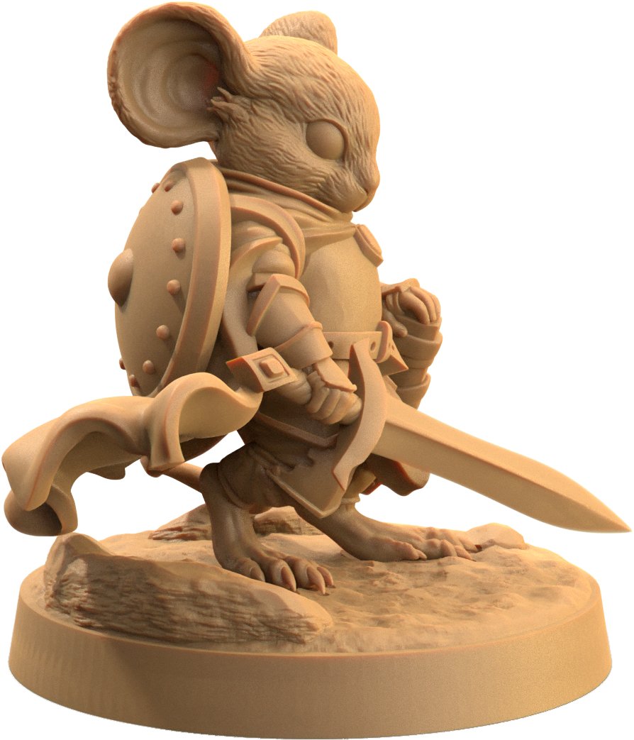 The Protectors - Mouse Folk Fighter Miniatures - Mini Megastore