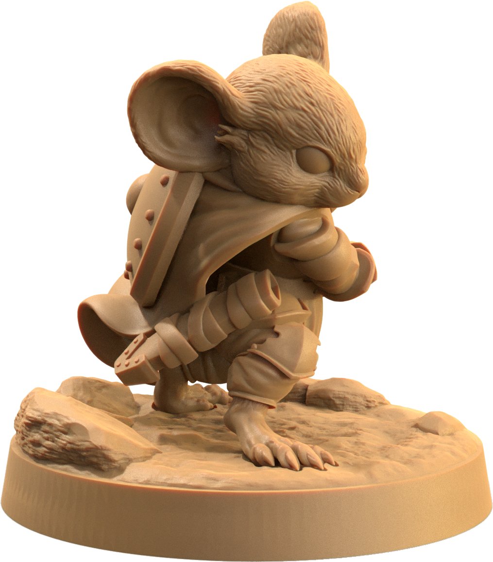 The Protectors - Mouse Folk Fighter Miniatures - Mini Megastore