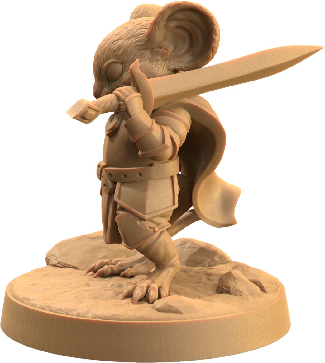 The Protectors - Mouse Folk Fighter Miniatures - Mini Megastore