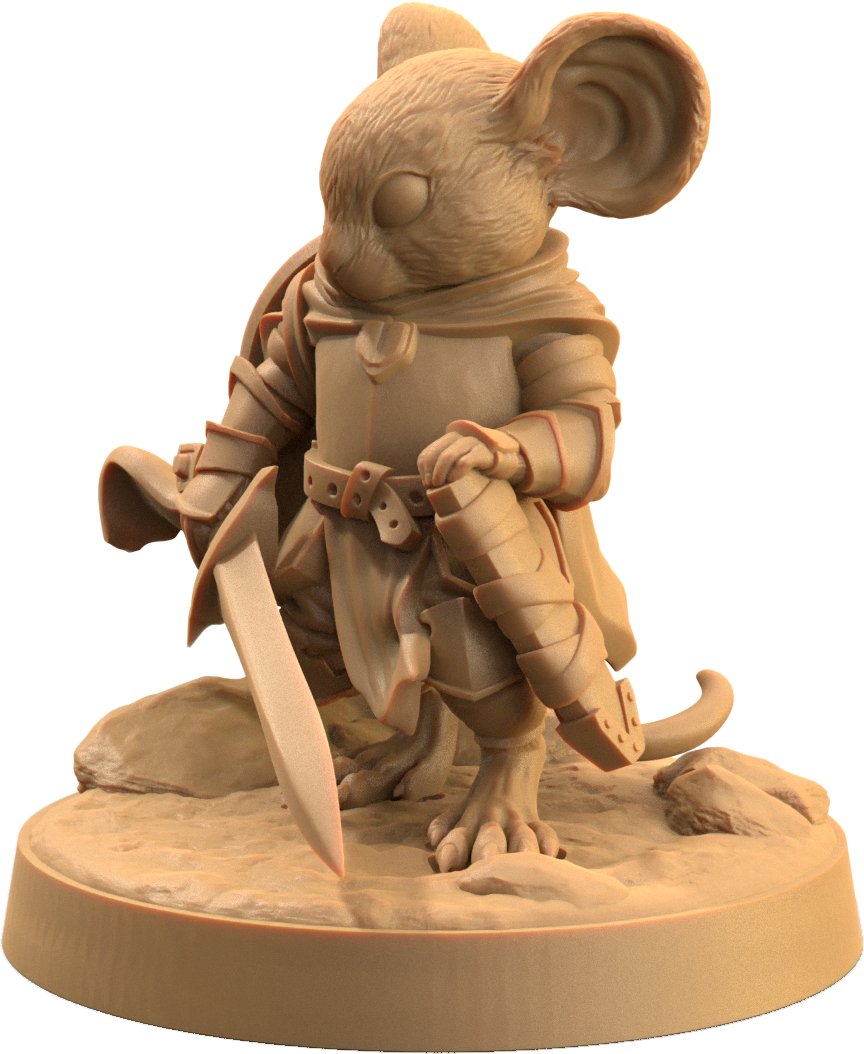 The Protectors - Mouse Folk Fighter Miniatures - Mini Megastore