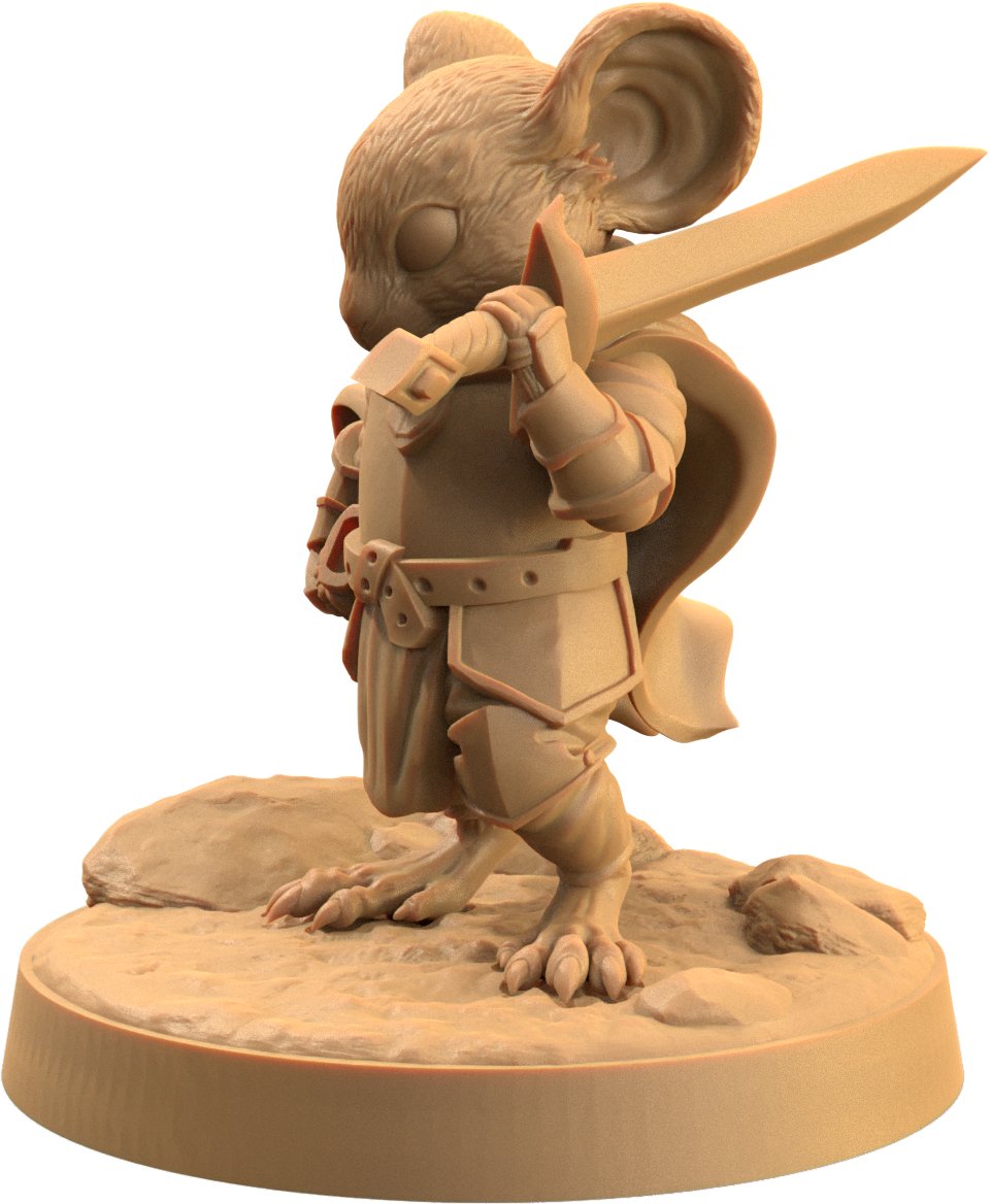 The Protectors - Mouse Folk Fighter Miniatures - Mini Megastore