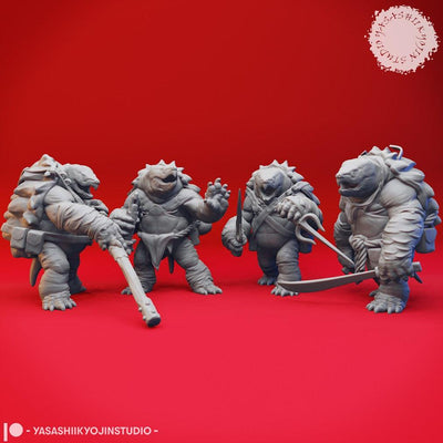 Tortle Ninja Gang Miniatures - Mini Megastore