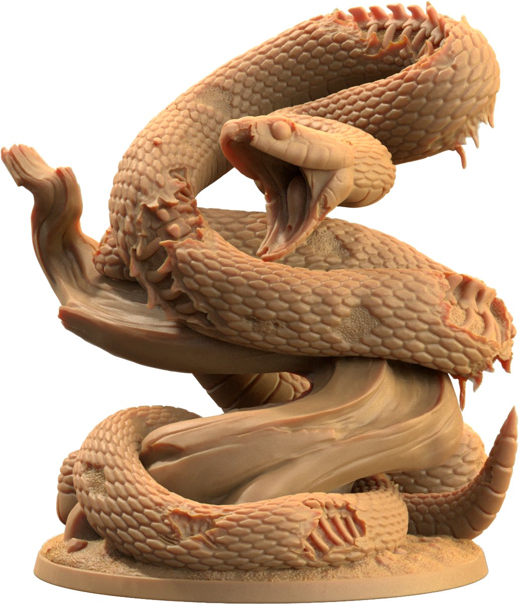 Undead Giant Snake Miniature - Mini Megastore