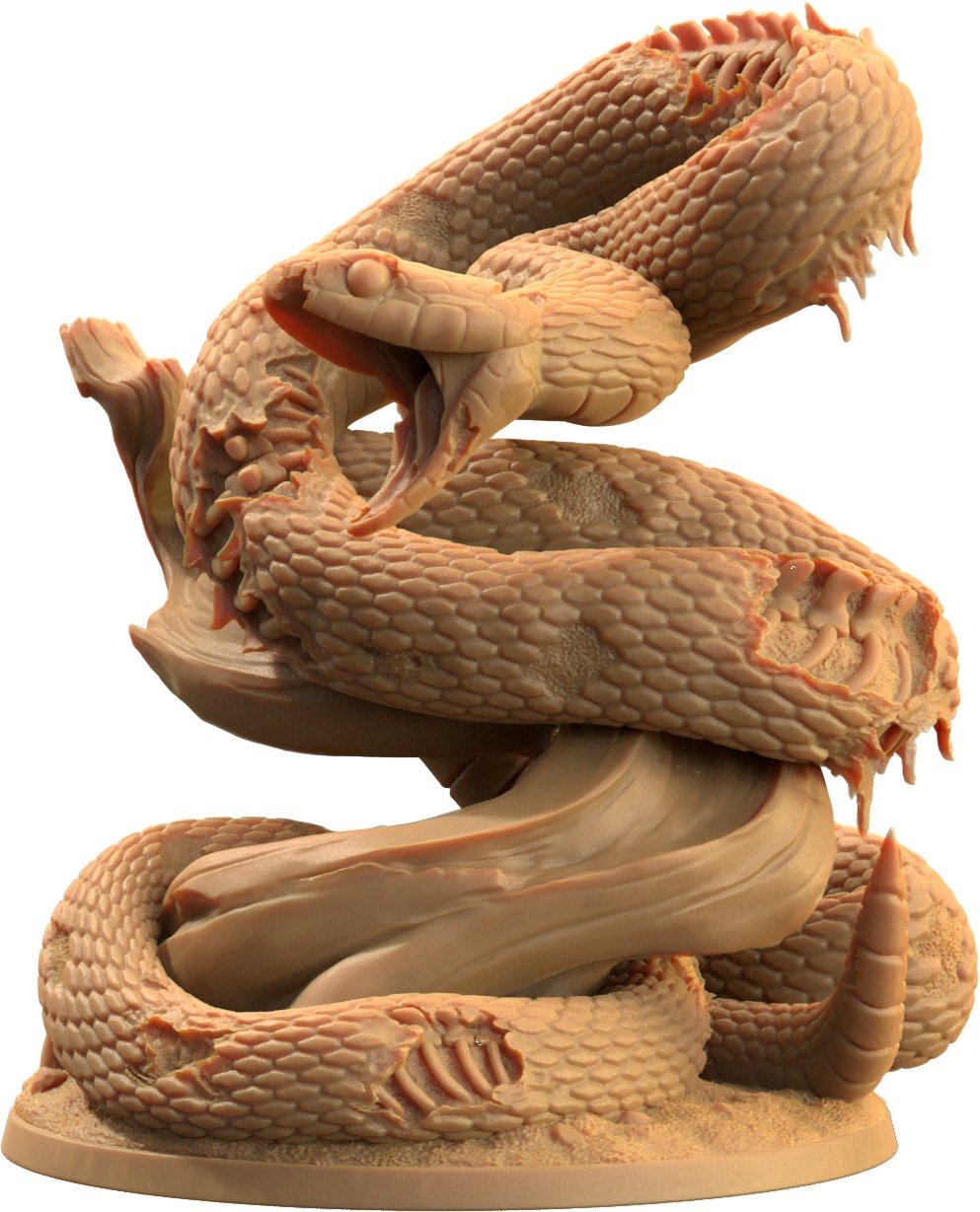 Undead Giant Snake Miniature - Mini Megastore