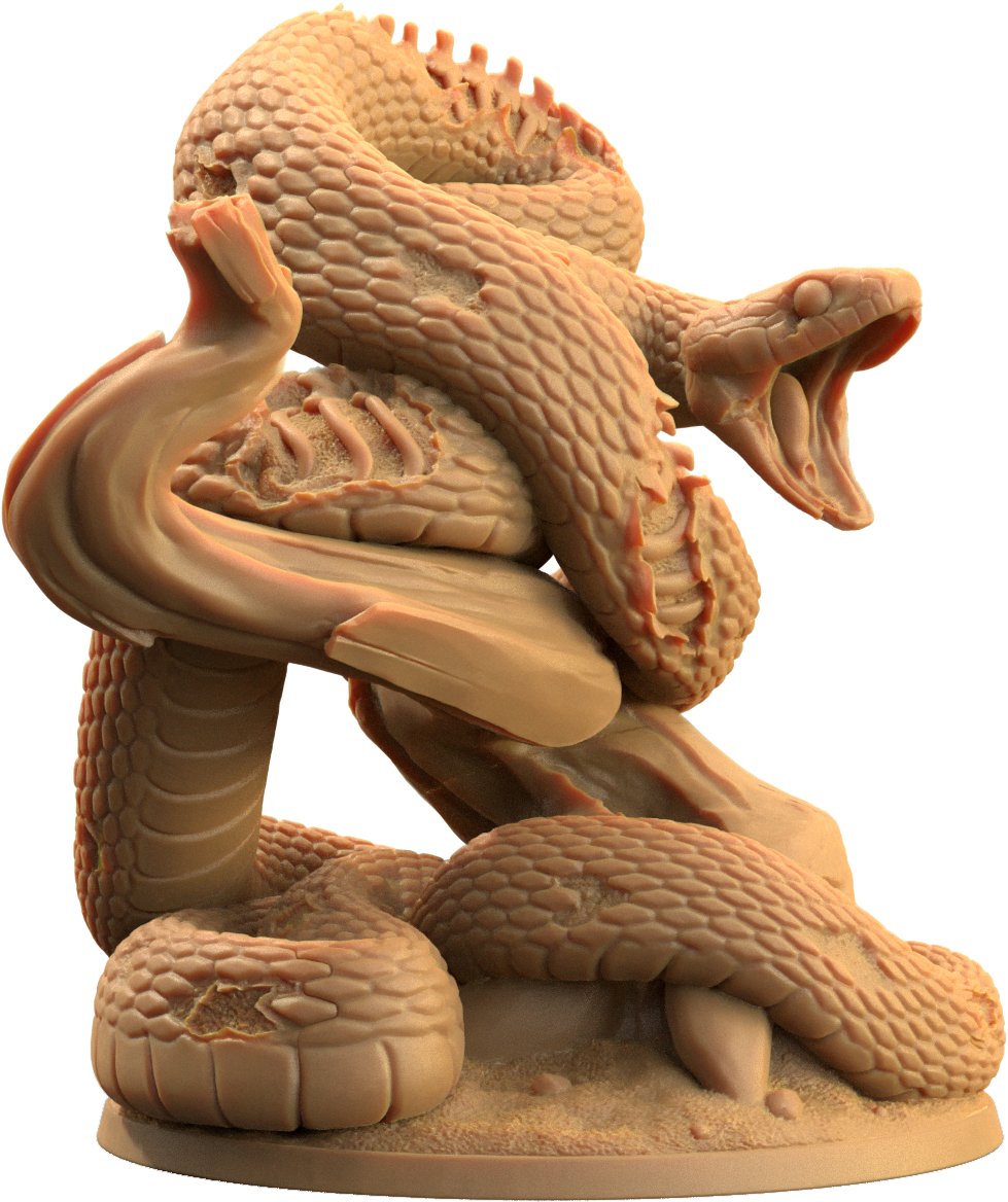 Undead Giant Snake Miniature - Mini Megastore