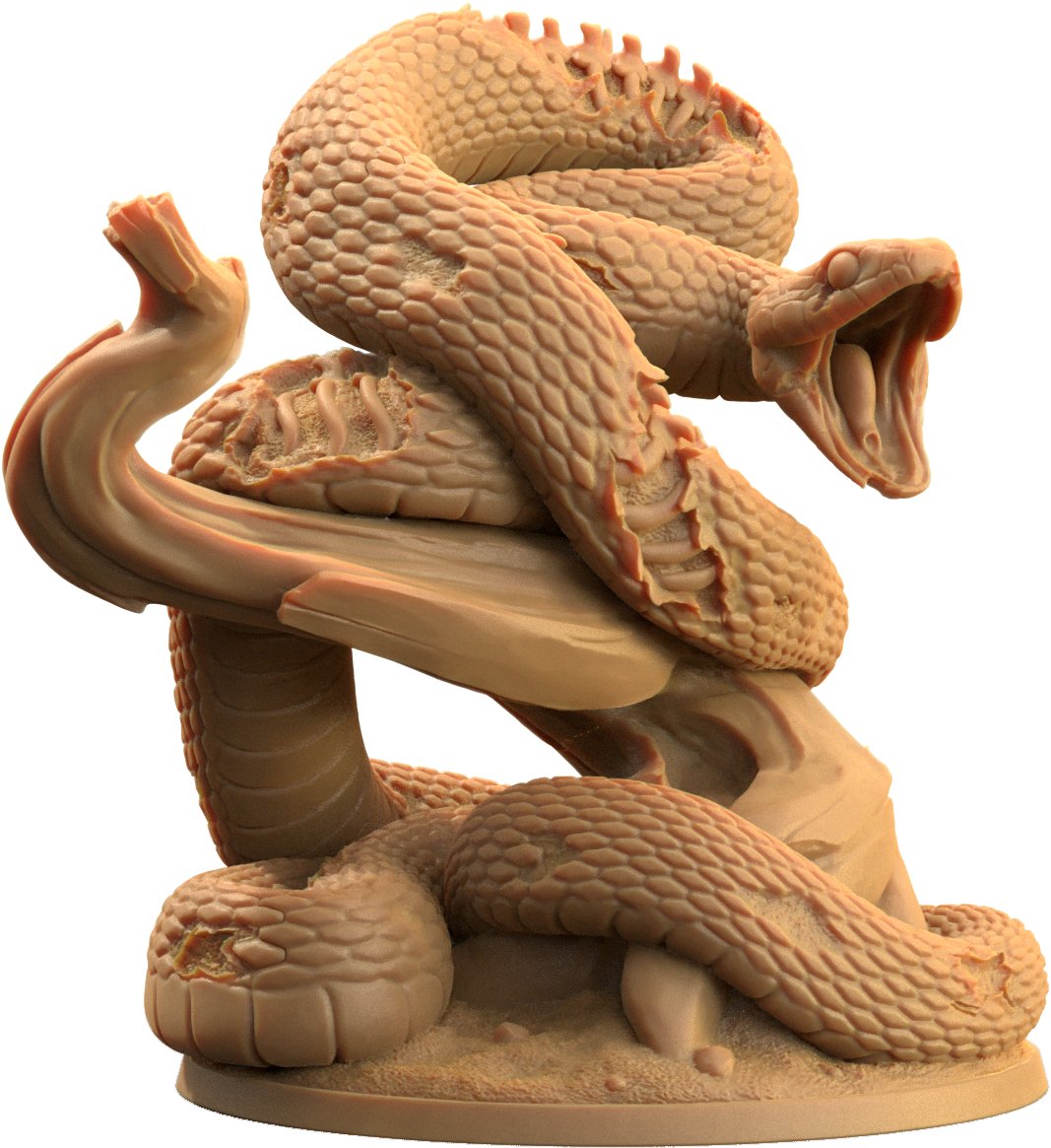 Undead Giant Snake Miniature - Mini Megastore