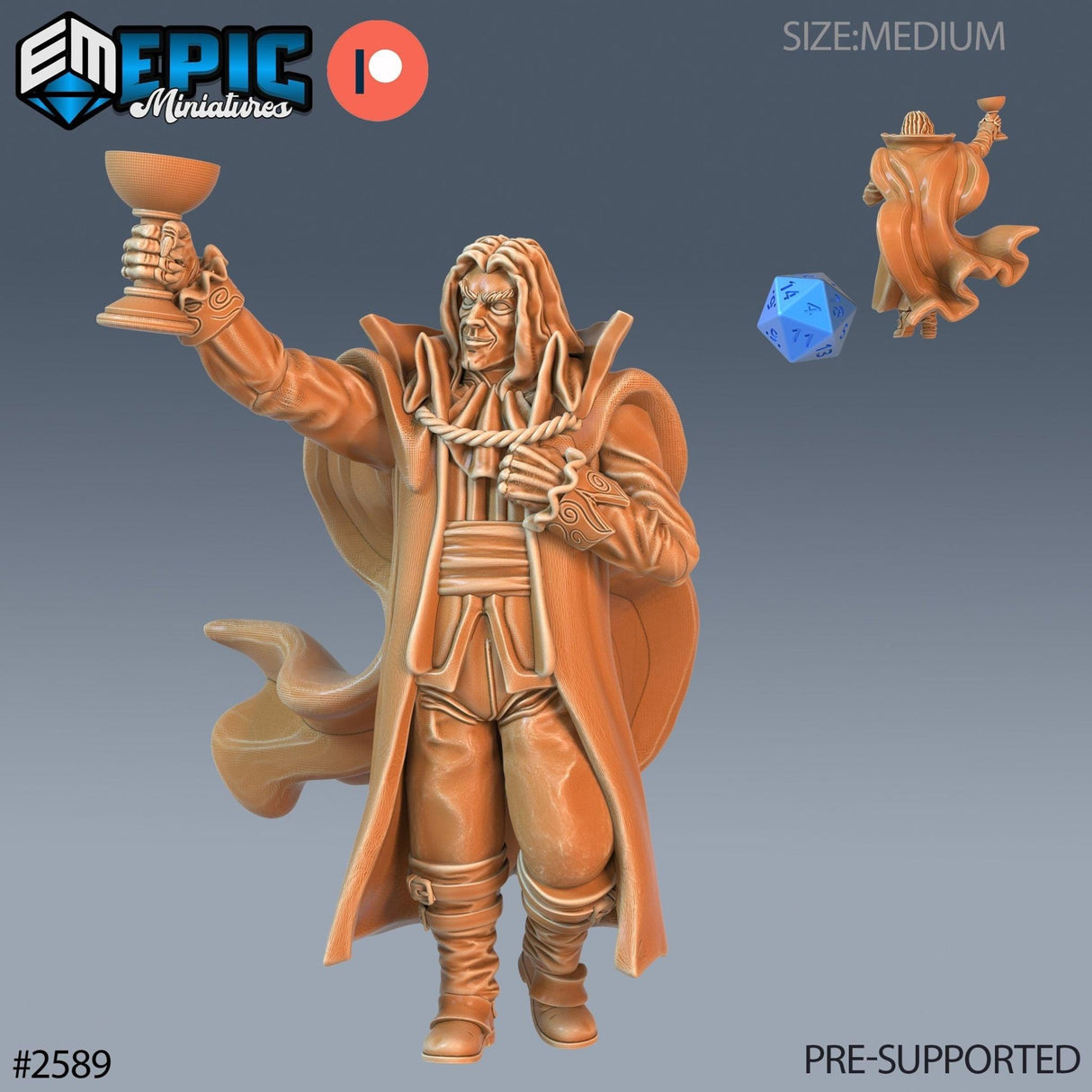Vampire Baron Miniature - Mini Megastore