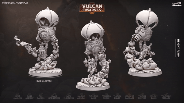 Vulcan Solvars - Dwarf Paratrooper Miniatures - Mini Megastore