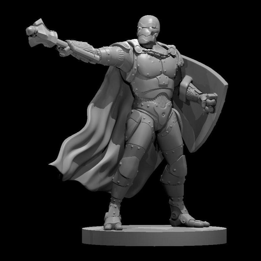 Warforged Cleric Miniature - Mini Megastore