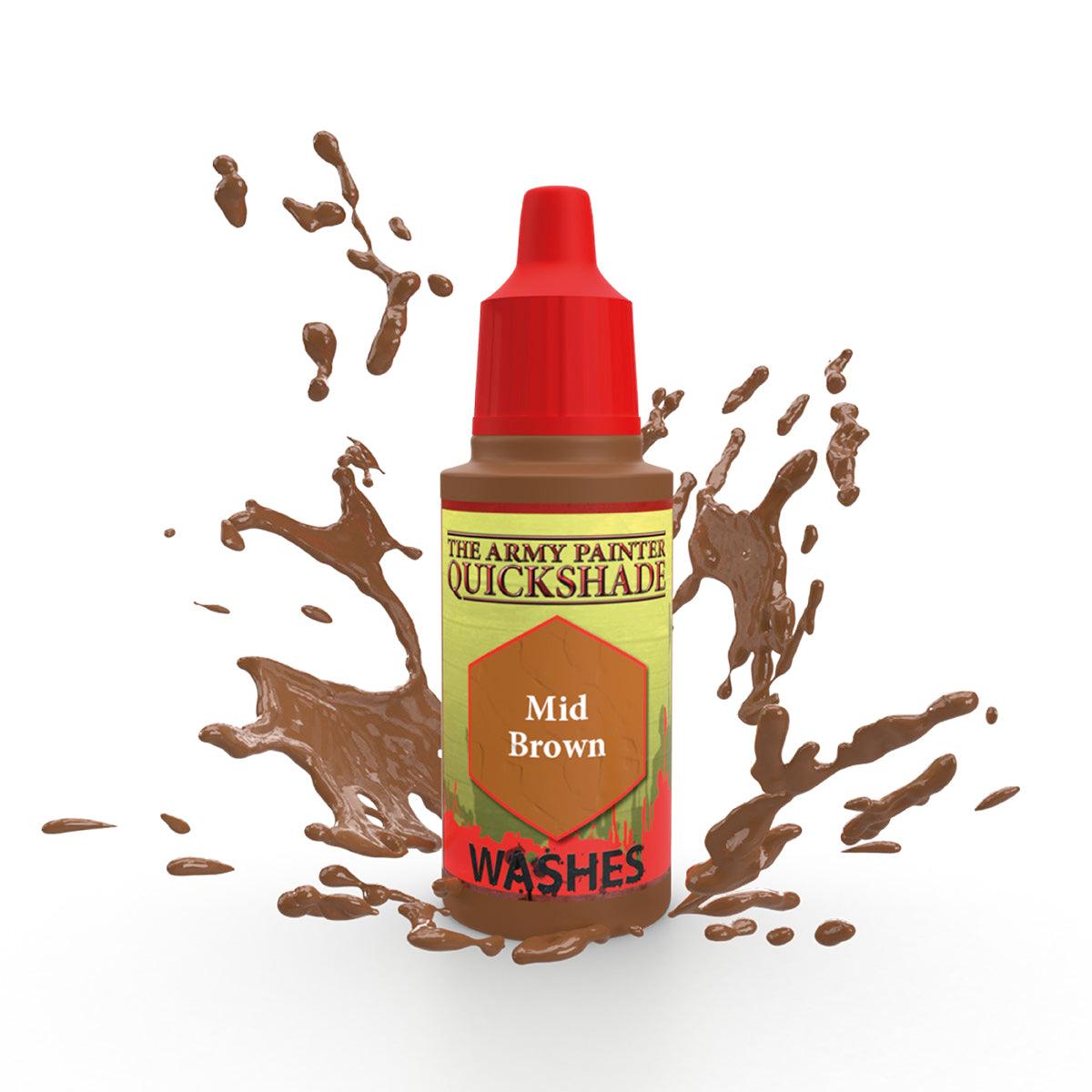 Warpaint Washes - Mid Brown - Mini Megastore