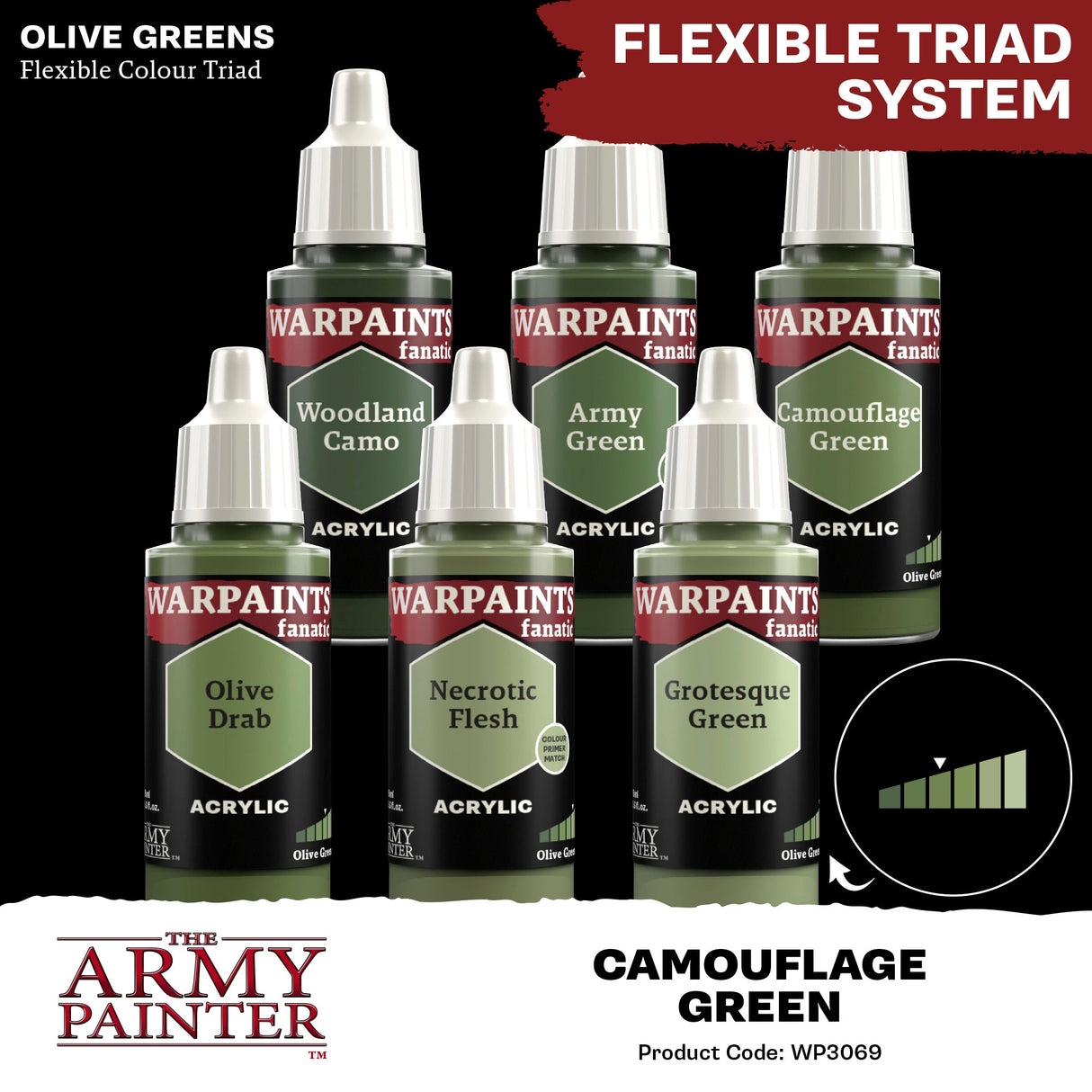 Warpaints Fanatic: Camouflage Green - Mini Megastore