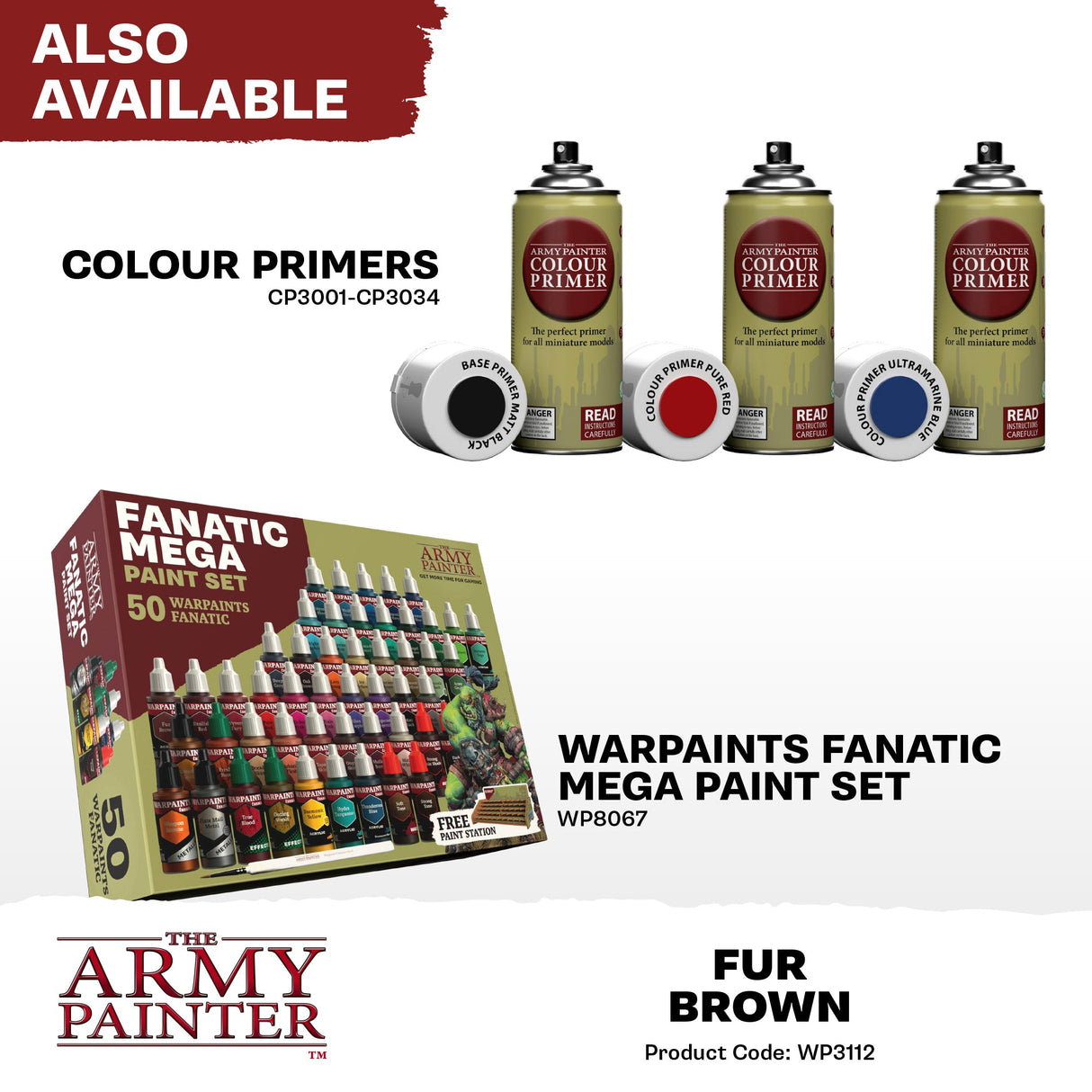 Warpaints Fanatic: Fur Brown - Mini Megastore