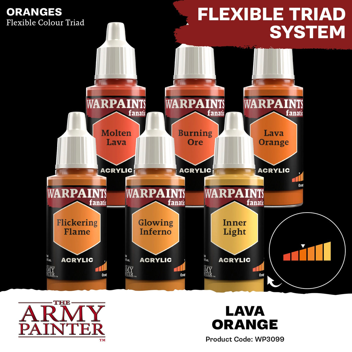 Warpaints Fanatic: Lava Orange - Mini Megastore