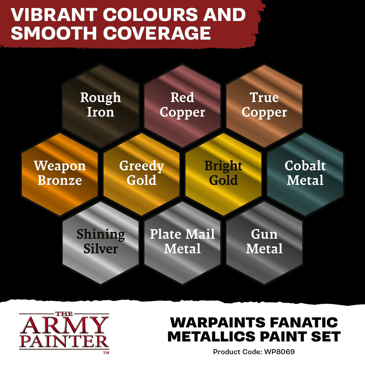 Warpaints Fanatic Metallics Paint Set - Mini Megastore