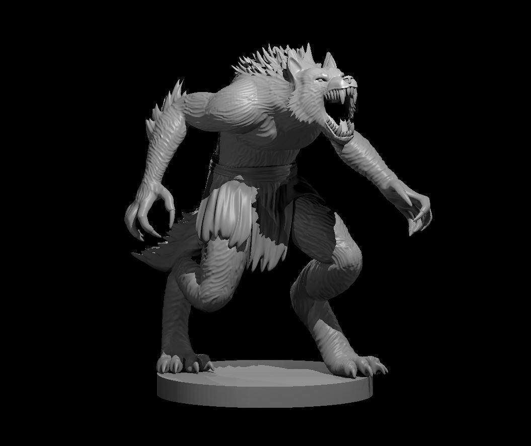 Werewolf Miniature - Mini Megastore