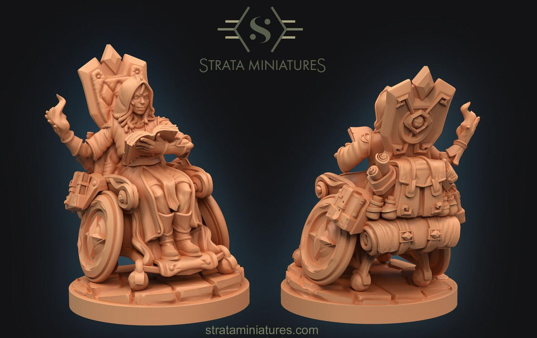 Wizard Wheelchair Miniature - Mini Megastore