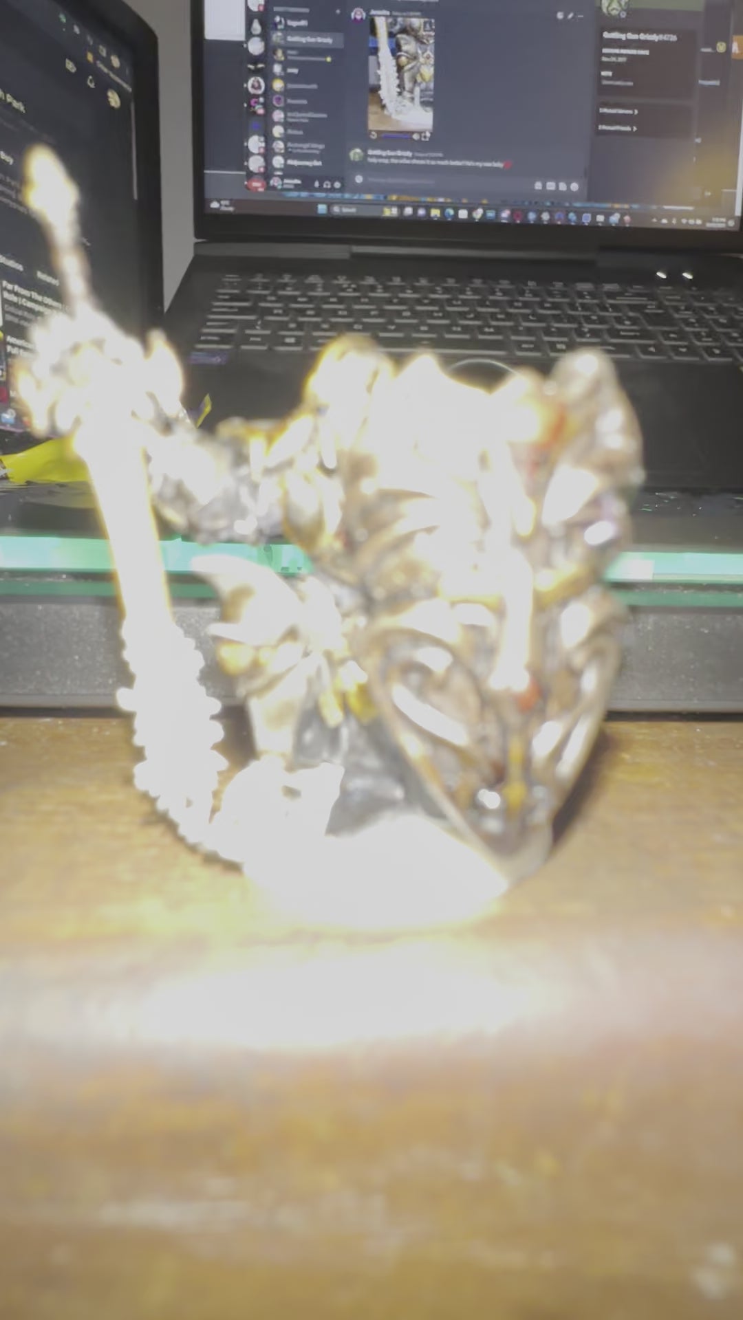 Warforged Fighter / Paladin Miniature