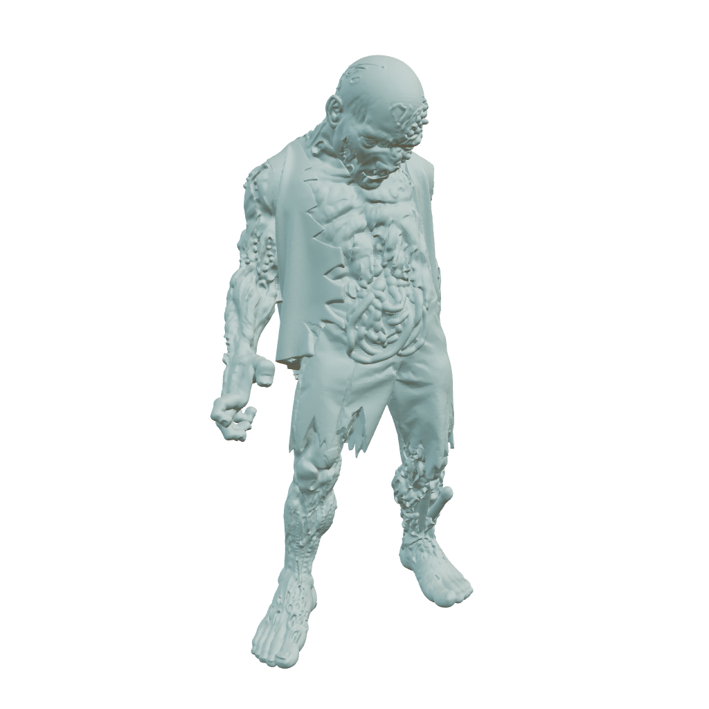 Male Zombie Miniature