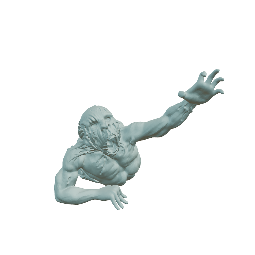 Male Zombie Miniature