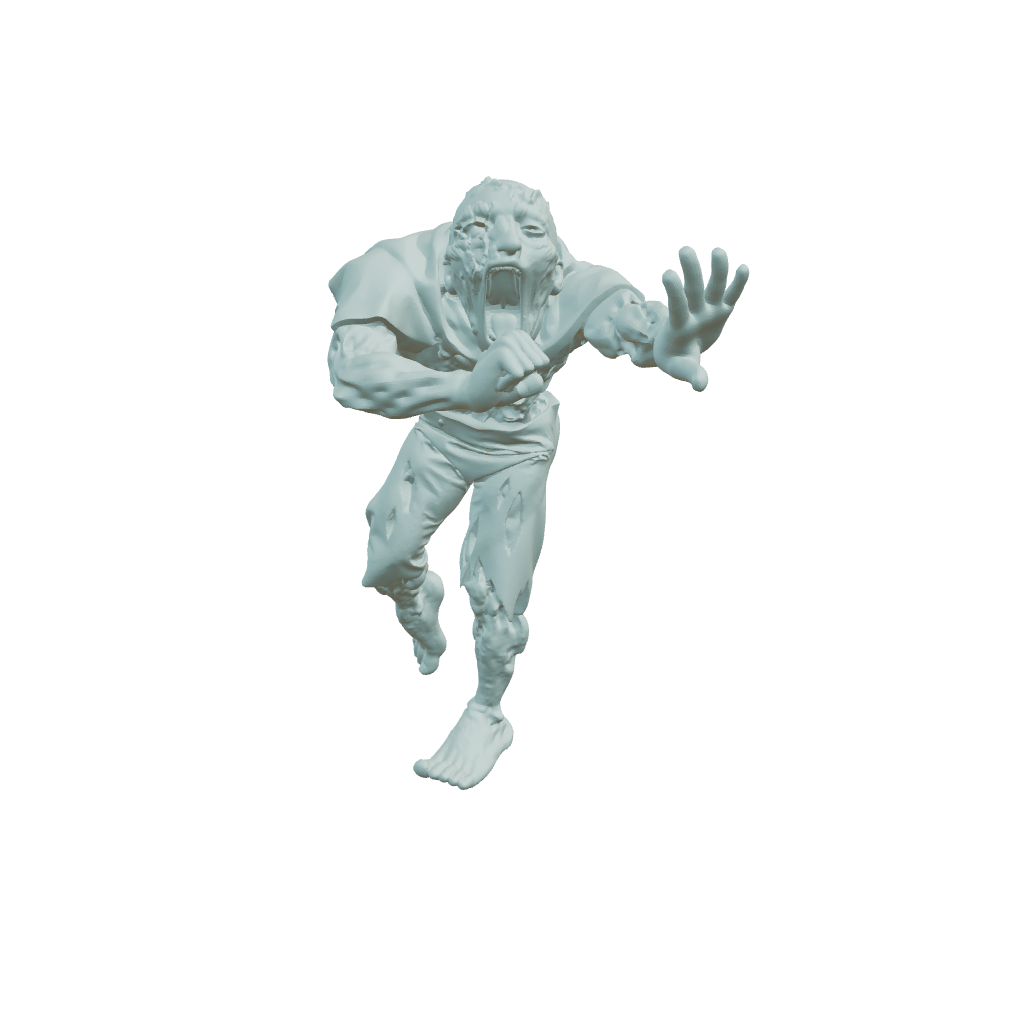 Male Zombie Miniature
